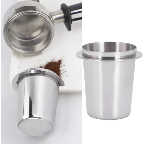 Tasse doseuse avec poignée de machine à café de 51 mm tasse à poudre pour machine à expresso Tasse à expresso 51 mm pour les amateurs de café pour les maisons de thé au lait les cafés
