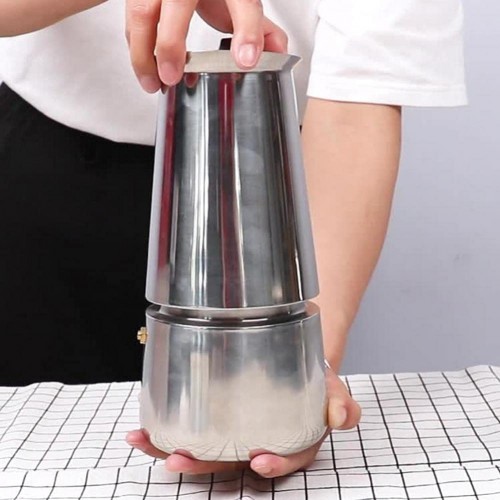 ZHAOH Pot de café Multifonctionnel Pot de café en Acier Inoxydable Pot de Moka Maison de Cuisson à la Maison Italienne Appareil de Filtre à la Main Color : 100ml
