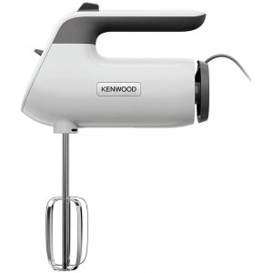 Kenwood Küchengeräte QuickMix+ HMP50.000WH Batteur à main avec vitesse variable et fonction pulsation + crochet pétrisseur en acier inoxydable pour la cuisson et la cuisson Blanc 650 W