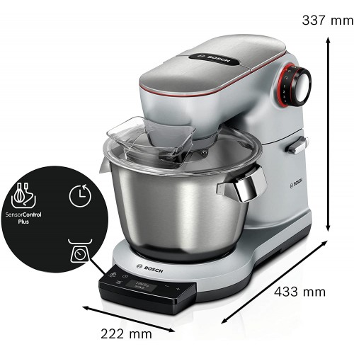 Bosch MUM9AX5S00 Robot de cuisine 1500 W Argenté