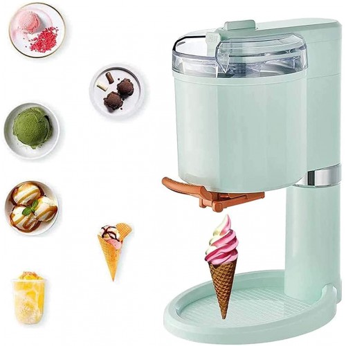 LIOYUHGTFY Machine à Crème Glacée Machine à crème glacée au Yaourt aux Fruits Maison 1L Doublure de qualité Alimentaire pour Enfants Visible 10 Min Faire de la crème glacée 916
