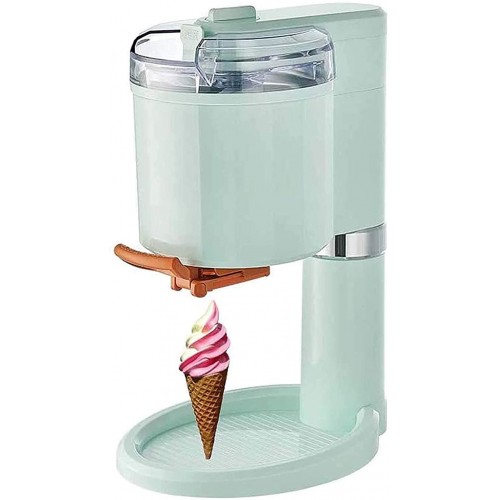 LIOYUHGTFY Machine à Crème Glacée Machine à crème glacée au Yaourt aux Fruits Maison 1L Doublure de qualité Alimentaire pour Enfants Visible 10 Min Faire de la crème glacée 916