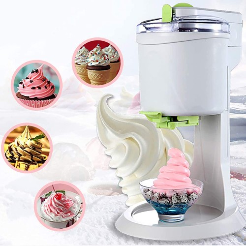 Mode Ménage Petite Machine À Crème Glacée Maison Soft Serve Dessert Maker Haute Capacité DIY Sorbetière Convient pour Faire Une Variété De Crème Glacée