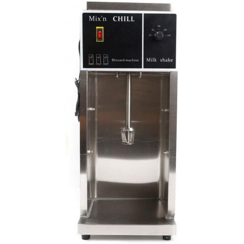 PIOJNYEN Sorbetière à crème glacée en acier inoxydable Machine à glace commerciale pour boutiques de thé au lait