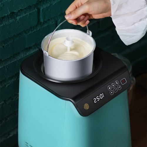 Sorbetière 1200 Ml Soft Serve Ice Cream Machine DIY Cuisine Crème Glacée Automatique Mini Fruit Soft Serve Ice Cream Machine,Machine À Glace Et Sorbetières
