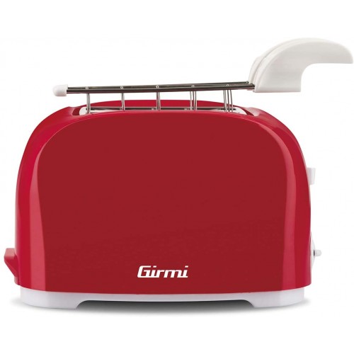 Girmi TP11 Grille-pain électrique en plastique 800 W rouge