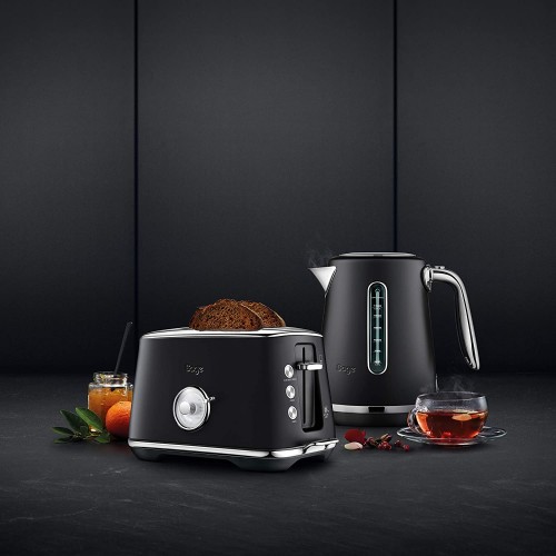 SAGE STA735 Toast Select Luxe Grille-pain compact 2 tranches avec indicateur de progression Noir Mat
