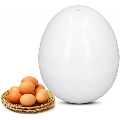Cuiseur à œufs durs capacité de 4 œufs Bouilloire à œufs en forme d'œuf pour la cuisson
