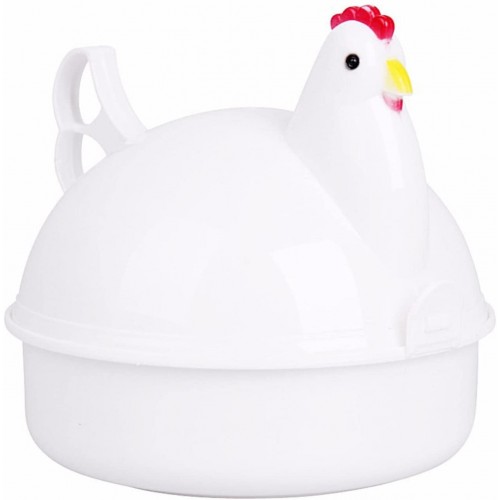 yitai Cuiseur à œufs pour micro-ondes – Cuiseur à œufs rapide en forme de poulet – Cuiseur à œufs électrique 4 œufs | Cuiseur à œufs de cuisine sûr
