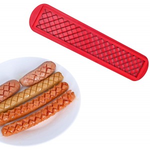 Trancheuse à hot-dog,Coupe-hot-dog multifonctionnel pour trancher le jambon à la saucisse de hot-dog Trancheuse à hot-dog à visser pour couper les hot-dogs de barbecue pour faire de délicieux Weizai