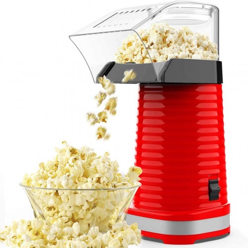 Appareil à popcorn 110V ou 220V Machine à popcorn gastronomique | Meilleur appareil de popcorn sans gras et en bonne santé Pas besoin d'huile