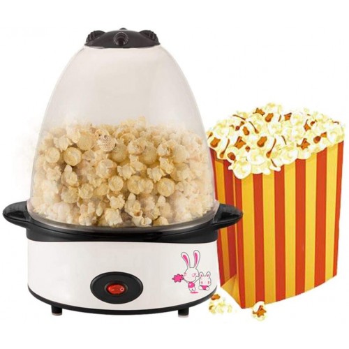 Appareil À Popcorn Rétro Machine À Popcorn Avec Couvercle Transparent De Qualité Alimentaire Il Peut Être Utilisé Comme Bol À Pop-Corn Convient Pour Le Cinéma Maison