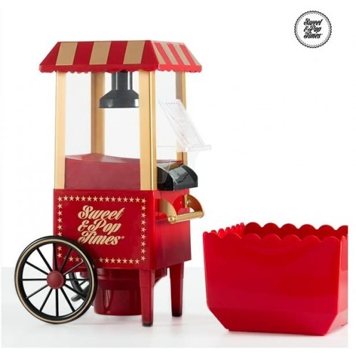Appetitissime Machine à Popcorn Appetitissime Sweet & Pop 1200W Rouge