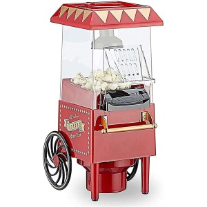 LLLZM Appareil Popcorn Machine Pop-Corn lectrique Maison Machine Pop-Corn avec air Chaud Rapide et facilepour Ftes d'enfants