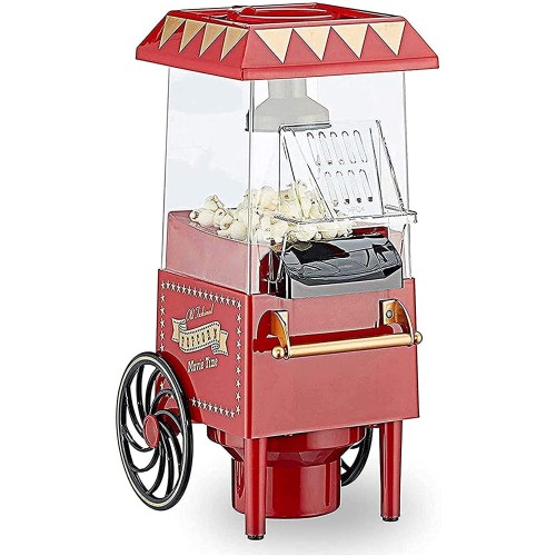 LLLZM Appareil Popcorn Machine Pop-Corn lectrique Maison Machine Pop-Corn avec air Chaud Rapide et facilepour Ftes d'enfants
