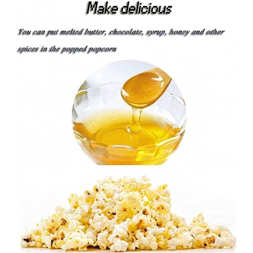 LLLZM Appareils Popcorn,Machine Pop-Corn rtro Revtement Antiadhsif Mini Popper de mas Automatique Appareils Popcorn