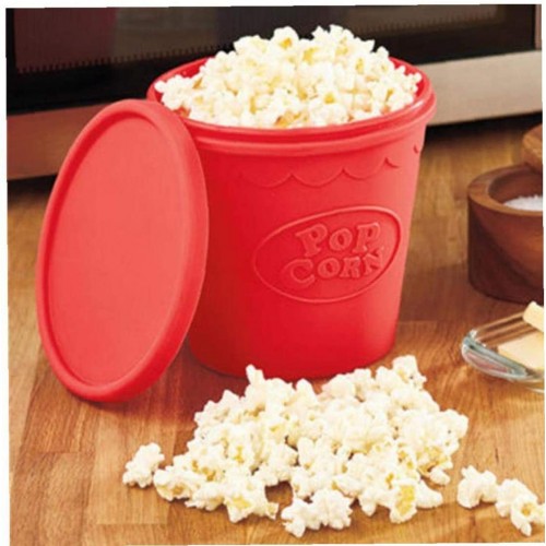 Silicone Microwave Popcorn Maker Popcorn Popper Maison Délicieux Pop-Corn Bowl Outils De Cuisson Cuisine Bakingwares DIY Bucket 1pc