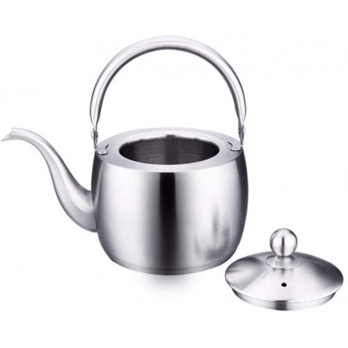 Chenbz Bouilloire gaz 304 Bouilloire en acier inoxydable Cuisinière à gaz Whistle Pot Cuisinière à induction Teapot 1,5 litre équipement de musique Taille: 1.5L