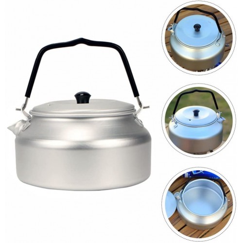 YARNOW Camping Kett Camp Camping Coffe Pot Portable Alliage D' aluminium Tea Pot pour Randonnée en Plein Air Pique- Nique Pique- Nique BBQ