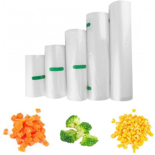 Yagosodee Rolls Vacuum Sealer Bags Sac de rangement réutilisable pour aliments 12 x 500 cm