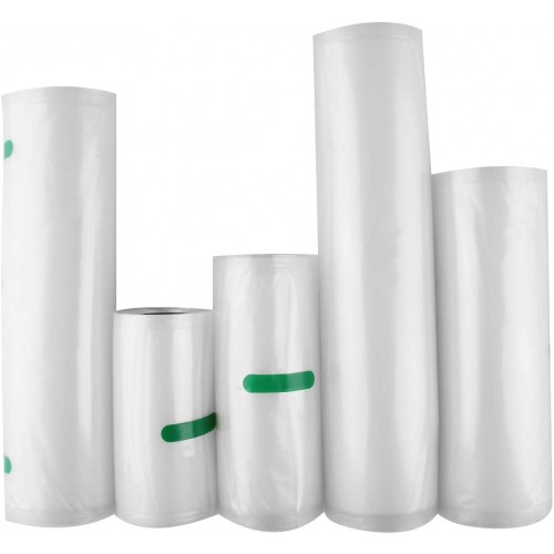 Yagosodee Rolls Vacuum Sealer Bags Sac de rangement réutilisable pour aliments 12 x 500 cm
