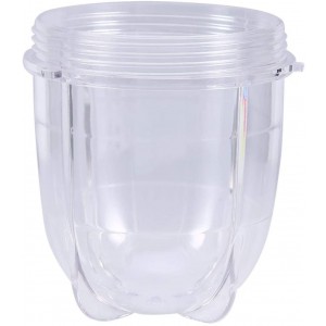 Kudoo Remplacement de Tasse Haute et Courte Tasse Haute et Courte Transparent pour mélangeur Domestique sans BPATall Cup