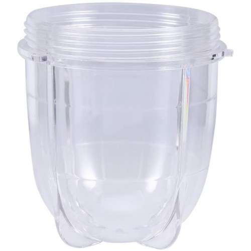 Oumij1 Coupe Juicer pour Blender Juicer Mug Blender Remplacement de Presse-Agrumes Pièces & Accessoires Accessoire de Remplacement Tasse Transparente Haute ou Courte en PlastiqueCoupe Courte