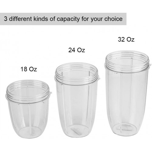 18 24 32OZ Top Cup Juicer Cup Parts Mug Blender Accessoires Remplacement Pour Extracteur 900W 18oz