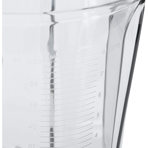 Conteneur de mélangeur Conteneur transparent de tasse de mélangeur de nourriture cuisine de maison ou de restaurant pressant des jus de fruits et de légumes pour le récipient de Vitamix 64oz