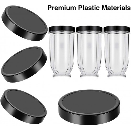 XINGFUQY 6 pièces plastique noir garder des pièces de remplacement de pièces de rechange de couvercle de jar frais compatibles avec la magie 250W