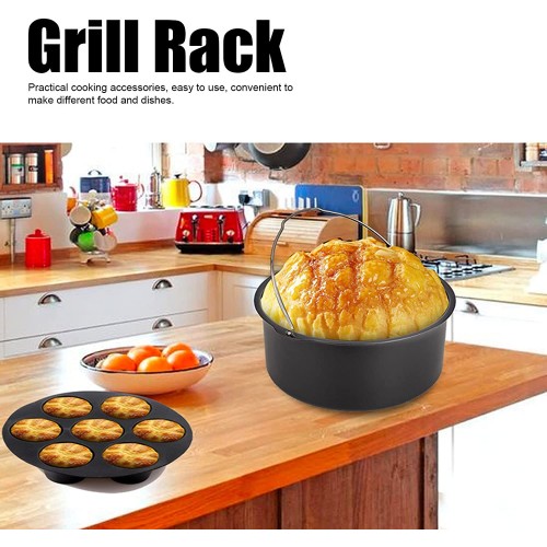 Accessoire de friteuse grille de cuisson haute température réutilisable pour la cuisson pour friteuse de cuisine