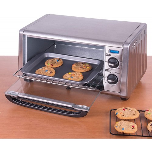 OvenStuff Moule à biscuits anti-adhésif avec grille de refroidissement antiadhésive.