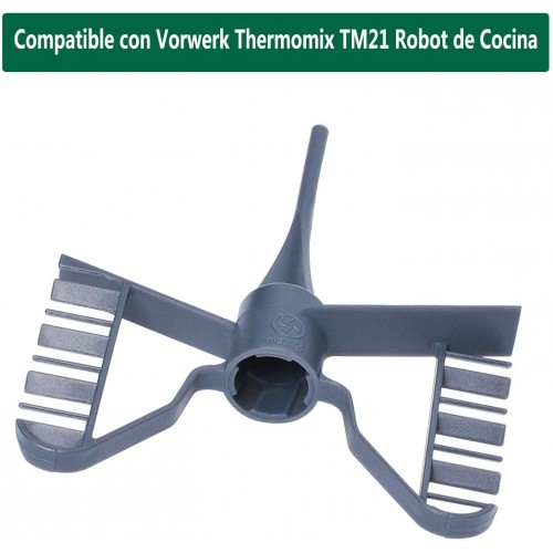 Poweka Fouet Papillon de remplacement compatible avec robot de cuisine Vorwerk Thermomix TM21