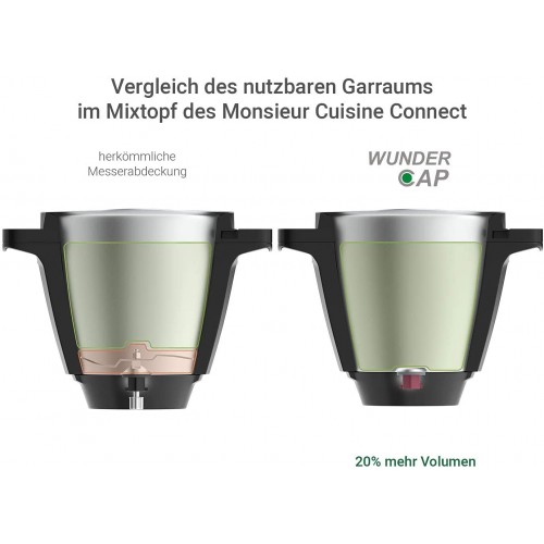 WunderCap® pour Monsieur Cuisine | Le révolutionnaire couteau qui remplace le Monsieur Cuisine Connect | Fabriqué en Allemagne