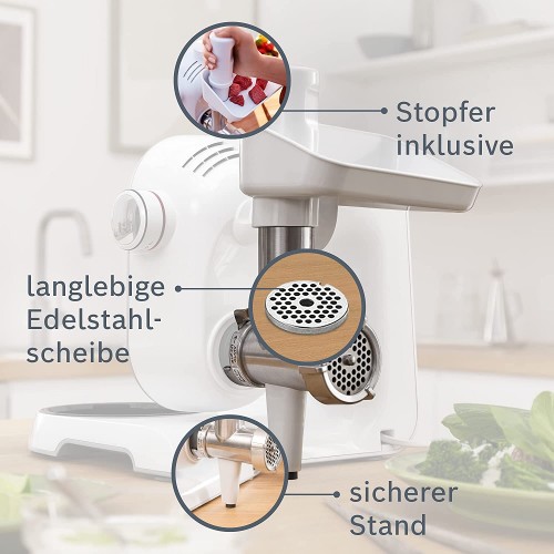 Bosch Electroménager MUZ5FW1 Accessoire Hachoir à Viande pour Robot culinaire