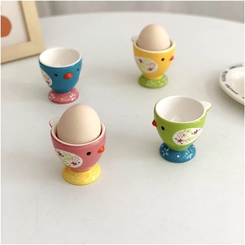 Fouet de cuisine Coupe d'œufs céramique animal mignon créatif peint à la main en céramique céramique bac mignon tray mignon poulet Mélanger Fouetter Battement Color : A