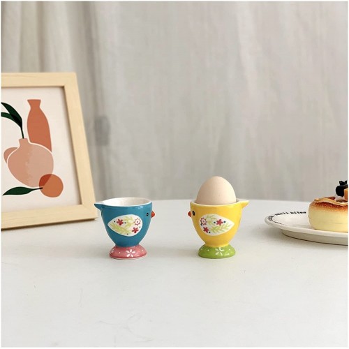 Fouet de cuisine Coupe d'œufs céramique animal mignon créatif peint à la main en céramique céramique bac mignon tray mignon poulet Mélanger Fouetter Battement Color : A