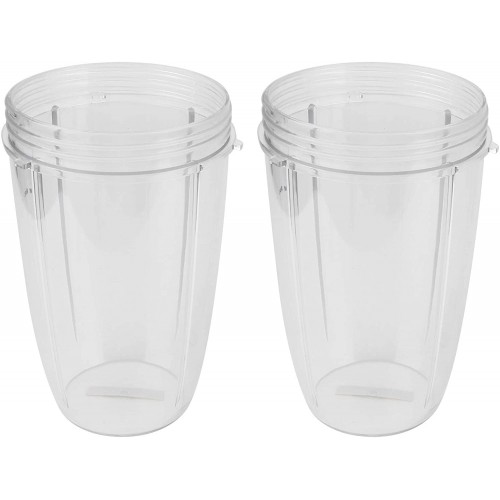 Ladieshow 2 pièces Presse-Agrumes Tasse Transparente Tasse de Remplacement mélangeur Alimentaire Accessoire adapté pour 600 W 900 W
