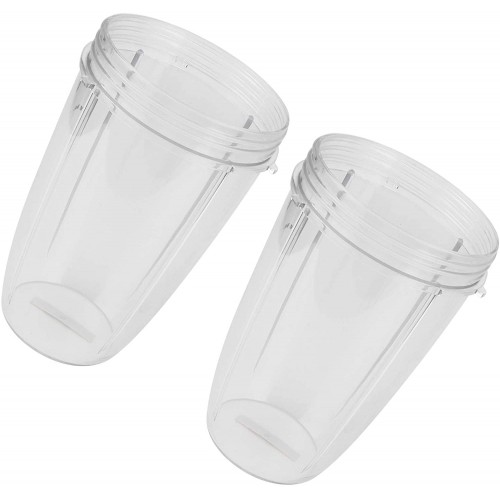 Ladieshow 2 pièces Presse-Agrumes Tasse Transparente Tasse de Remplacement mélangeur Alimentaire Accessoire adapté pour 600 W 900 W