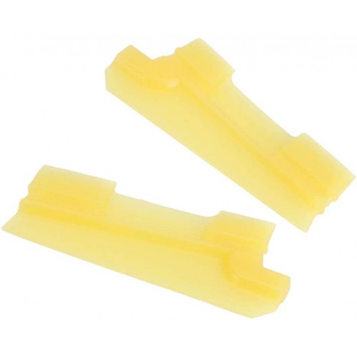 Omabeta Blender Strip 2Pcs Yellow Professional Universal Juicer Strip Silicone Rotating for Kitchen