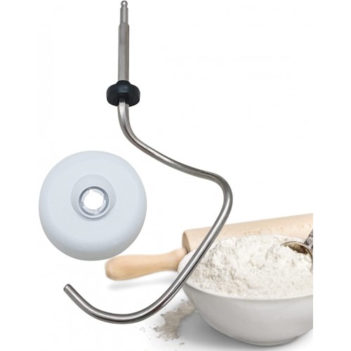 Crochet pétrisseur avec déflecteur de pâte pour robot de cuisine Bosch MUM4 MUM5