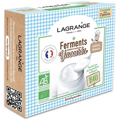 Ferments bio natures pour yaourt